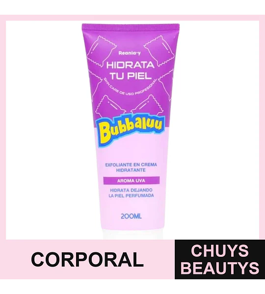 Exfoliante Corporal Uva Suave BUBBALUU