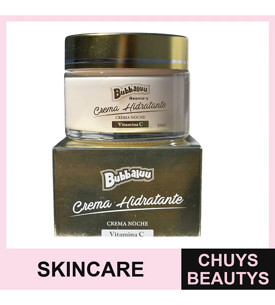 Crema Facial Noche Hidratante BUBBALUU