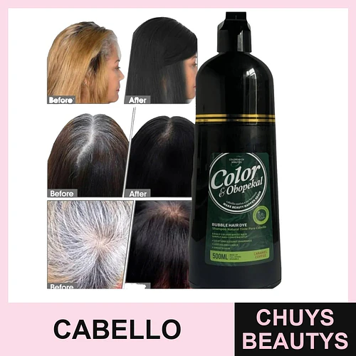 Shampoo Colorante Cubre Canas Café OBOPEKAL® 500ml - OBOPEKAL® | Chuys Beautys