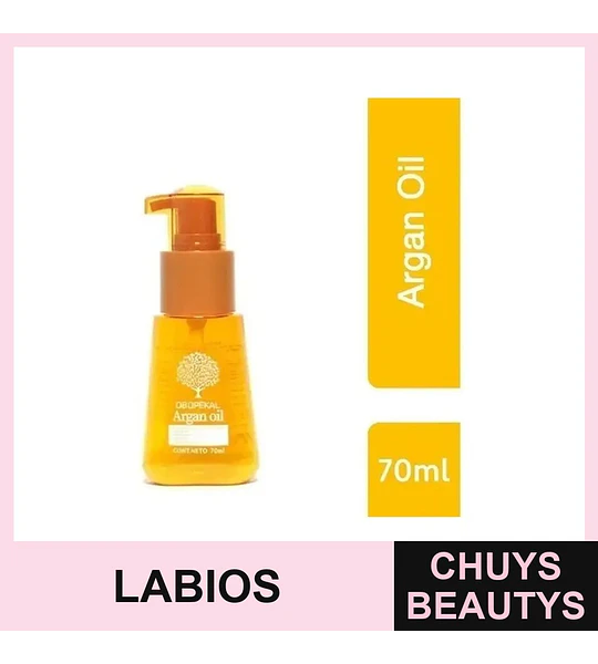 Labial líquido brillo MaxCare Silicona Argan Oil 70ml