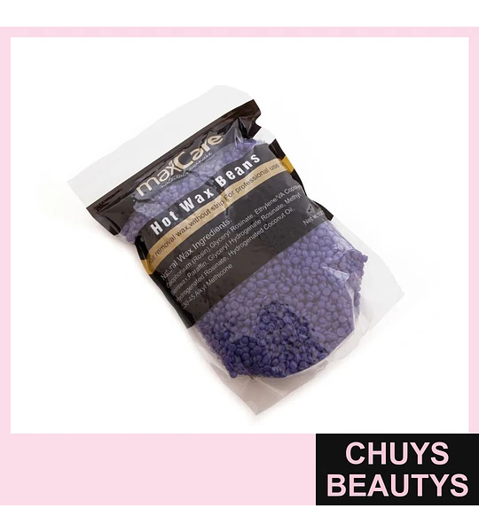 Cera Depilatoria Lavanda MaxCare 400g - Suavidad y Brillo