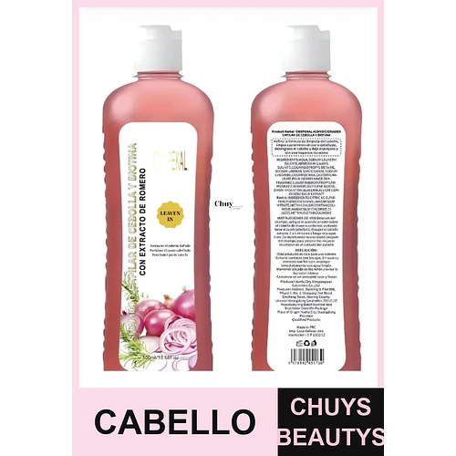 Shampoo Cebolla y Biotina MaxCare 500ml - MaxCare | Chuys Beautys