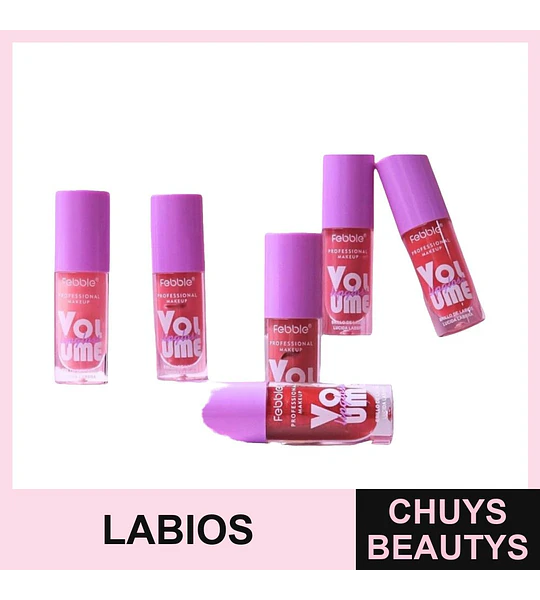 Labial Líquido Brillo FEBBLE - 5 Tonos Vibrantes