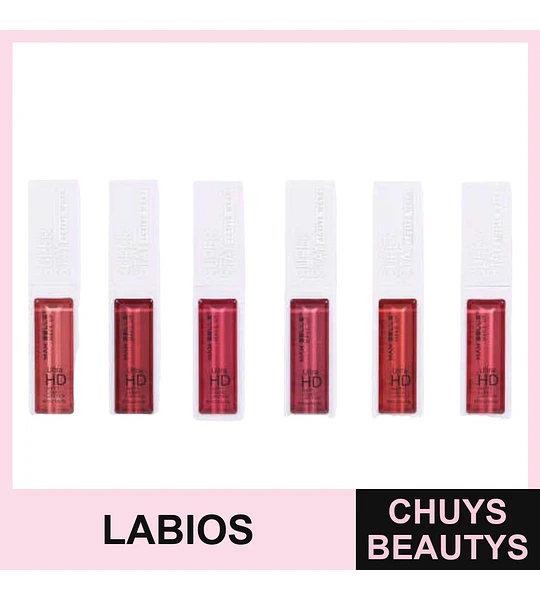 Labial Líquido Brilloso Semi Matte Max Belleza