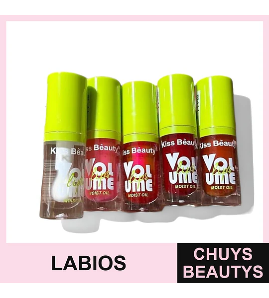 Aceite de Labios Voluminizador KISS BEAUTY