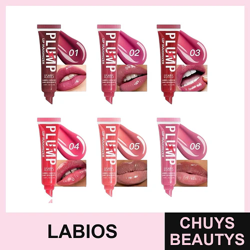 Labial Gloss Hidratante USHAS Plumping Lip Maximizer - USHAS | Chuys Beautys