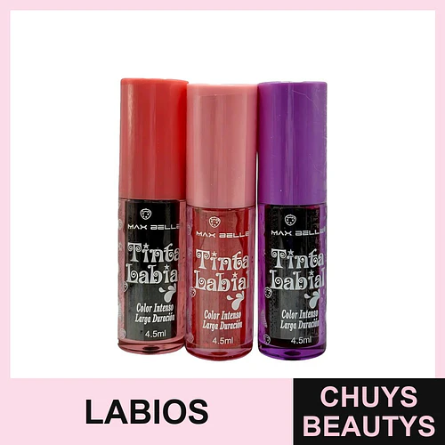 Tinta Labial Color Intenso Max Belle - Larga Duración - MAX BELLE | Chuys Beautys