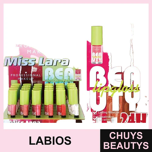 Bálsamo de Labios Hidratante Miss Lara Fat Oil 24H - MISS LARA | Chuys Beautys