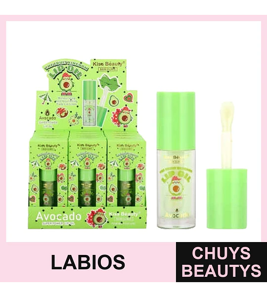 Brillo labial hidratante Kiss Beauty Avocado