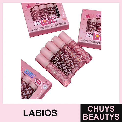 Set de Lipgloss Nude Hidratante Ushas - USHAS | Chuys Beautys