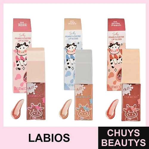 Gloss Labial Brillante Kiss Beauty Milky Cow Milk - Kiss Beauty | Chuys Beautys