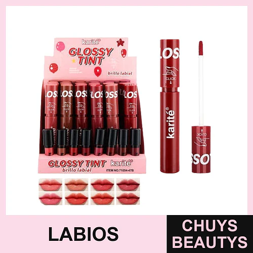 Gloss Labial Waterproof 8 Colores Kiss Beauty - Kiss Beauty | Chuys Beautys