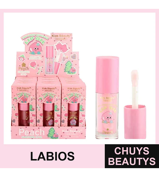 Gloss Labial Brillante Kiss Beauty Peach