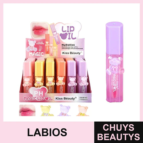 Lip Oil Hidratante Transparente Kiss Beauty - Kiss Beauty | Chuys Beautys