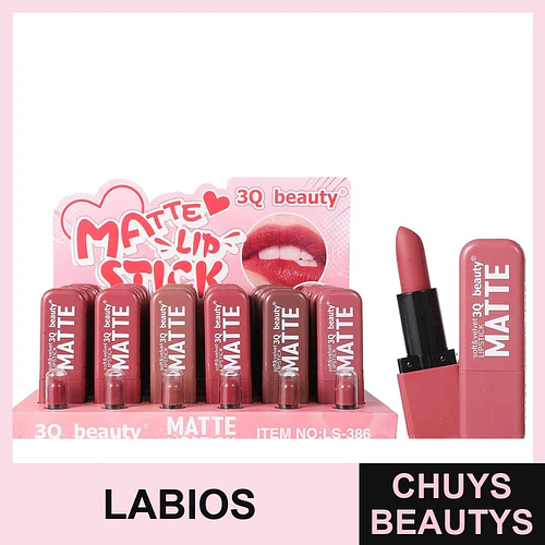 Labial líquido mate Kiss Beauty 6 tonos - kiss beauty | Chuys Beautys