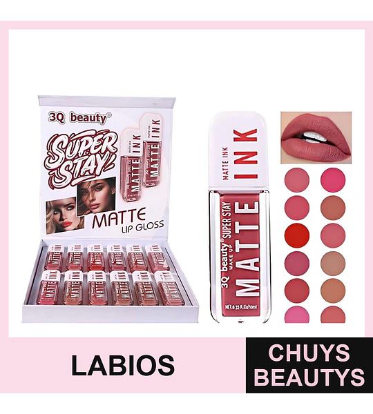 Brillo labial mate Kiss Beauty