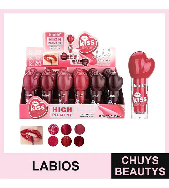 Tinta de Labios Mate a Prueba de Agua Kiss Beauty