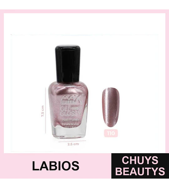 Esmalte Gel Glossy Flamenco 110# Brillo Duradero