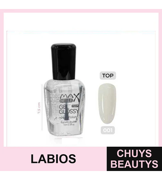 Esmalte Gel Glossy Flamenco 001 - Brillo Intenso
