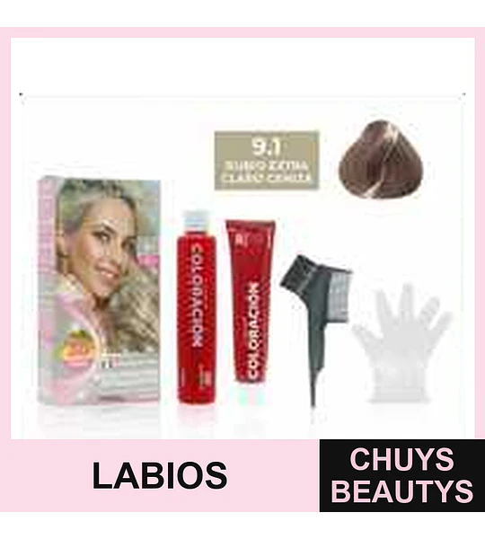 Tintura para Cabello Rubio Extra Claro Ceniza Flamenco