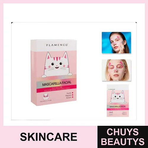 Mascarilla Facial Hidratante Flamenco 25g - Flamenco | Chuys Beautys