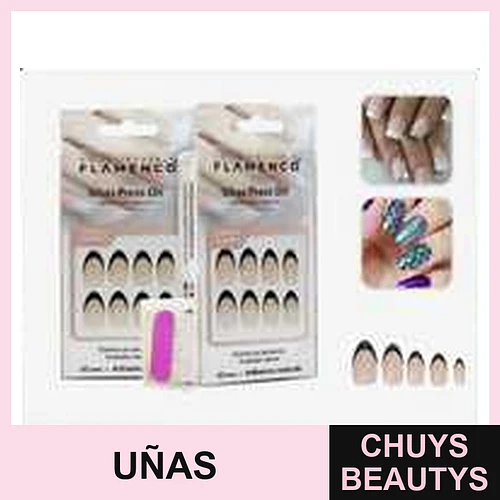 Uñas Press On Hipoalergénicas Flamenco - Flamenco | Chuys Beautys