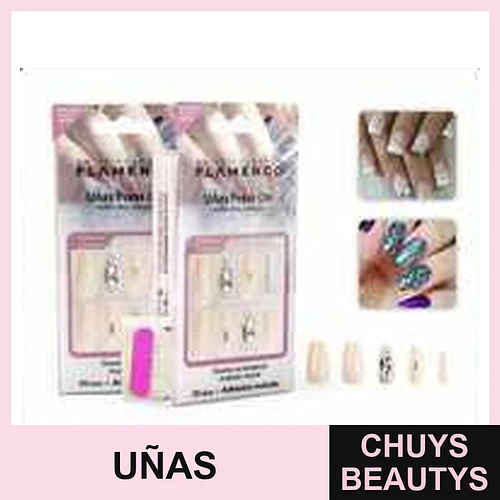 Uñas Press On Flamenco 30 Piezas - Flamenco | Chuys Beautys