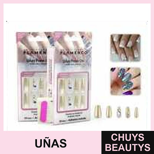 Uñas Press On Flamenco 30 Piezas - Flamenco | Chuys Beautys