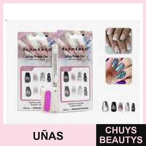 Uñas Postizas Hipoalergénicas Flamenco - Flamenco | Chuys Beautys