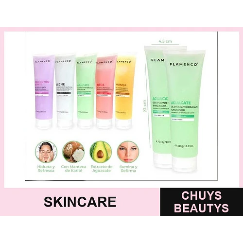 Gel exfoliante hidratante de manteca de karite - FLAMENCO | Chuys Beautys