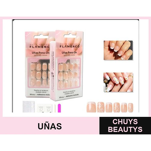 Uñas press on - FLAMENCO | Chuys Beautys
