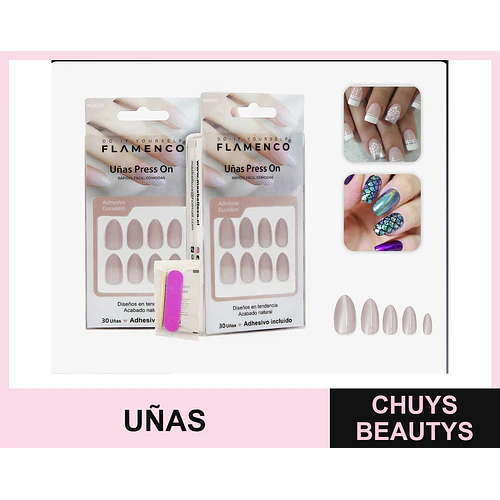 Uñas press on - FLAMENCO | Chuys Beautys