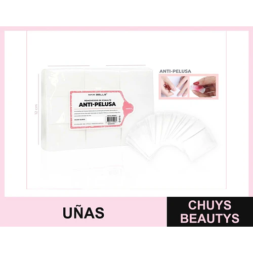 Papel removedor de esmalte quita pelusa mayor densidad color blanco - FLAMENCO | Chuys Beautys