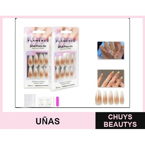 Uñas press on - FLAMENCO | Chuys Beautys