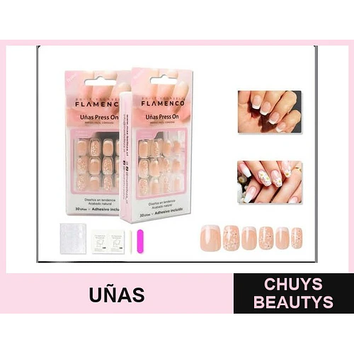 Uñas press on - FLAMENCO | Chuys Beautys