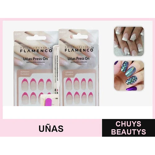 Uñas press on - FLAMENCO | Chuys Beautys