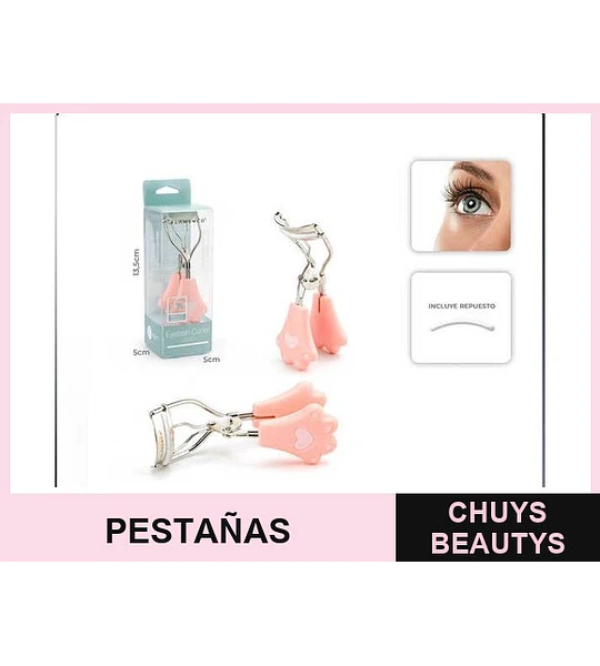 Encrespador de pestañas de pata de gato