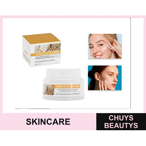 Crema facial con arroz - FLAMENCO | Chuys Beautys