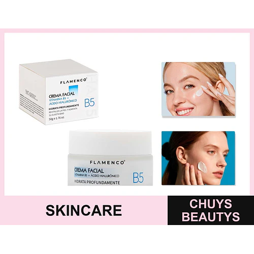 Crema facial con B5 - FLAMENCO | Chuys Beautys