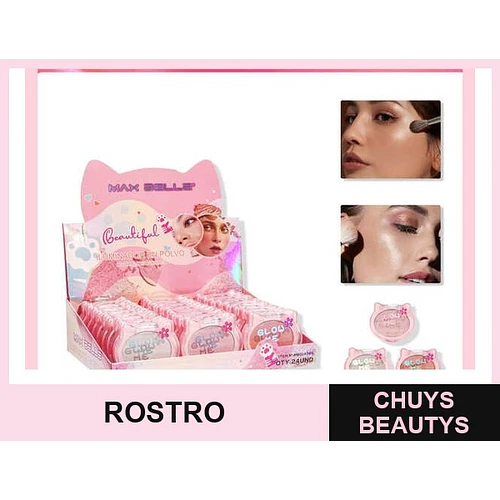Iluminador en polvo576/24 - FLAMENCO | Chuys Beautys
