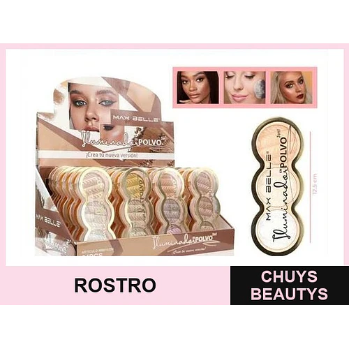 Iluminador en polvo 3 en 1 - FLAMENCO | Chuys Beautys