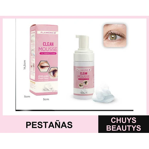 Shampoo mousse de pestañas 120/12 - FLAMENCO | Chuys Beautys