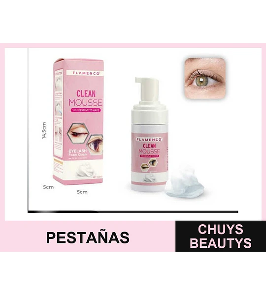 Shampoo mousse de pestañas 120/12