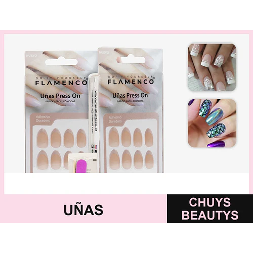 Uñas press on - FLAMENCO | Chuys Beautys
