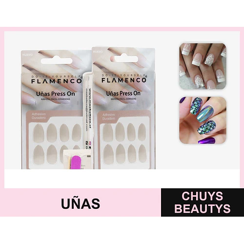 Uñas press on - FLAMENCO | Chuys Beautys