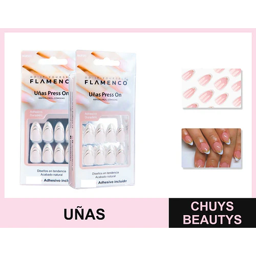 Uñas press on - FLAMENCO | Chuys Beautys