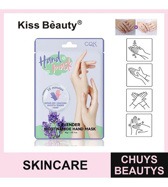 Mascarilla de Mano Hidratante COSMIVA con Lavanda