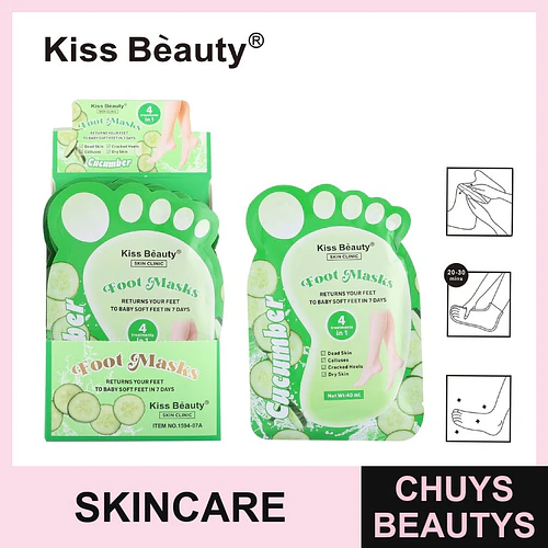 Mascarilla de Pie Pepino Cosmiva - Hidratante y Refrescante - COSMIVA | Chuys Beautys