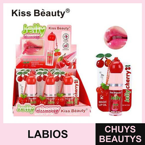Labial líquido Cherry COSMIVA - Color vibrante y duradero - COSMIVA | Chuys Beautys