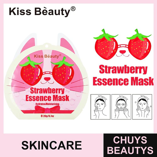 Mascarilla Facial Frutilla COSMIVA - Piel Radiante y Suave - COSMIVA | Chuys Beautys